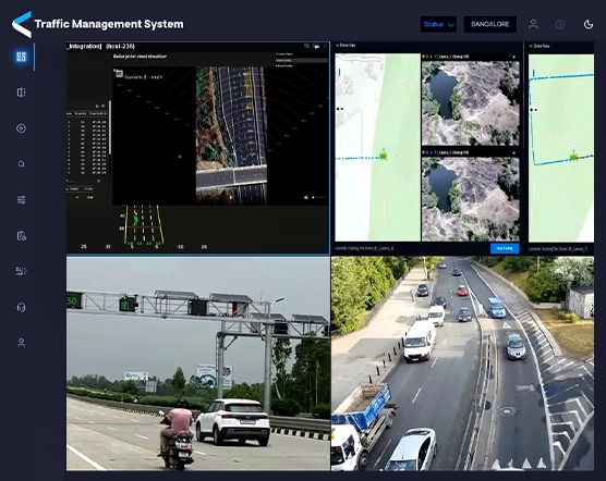 Scalable architecture for AI-based traffic management systems